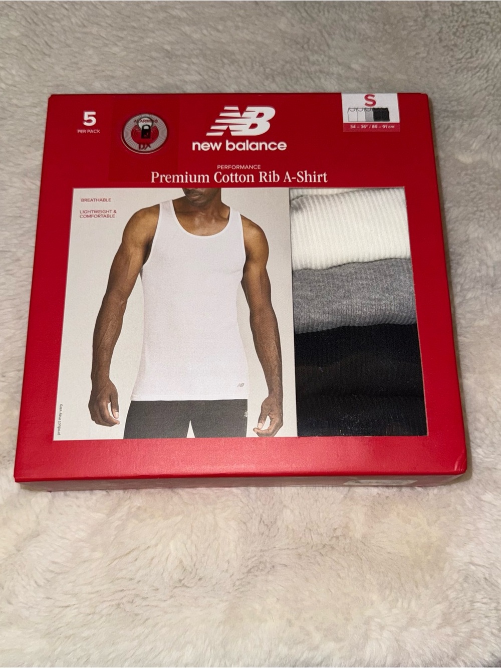 Men’s New Balance Rib Tanks Set of 5